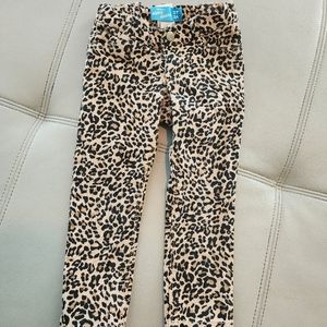 Old Navy Cheeta Print Skinny Jeans 3T
